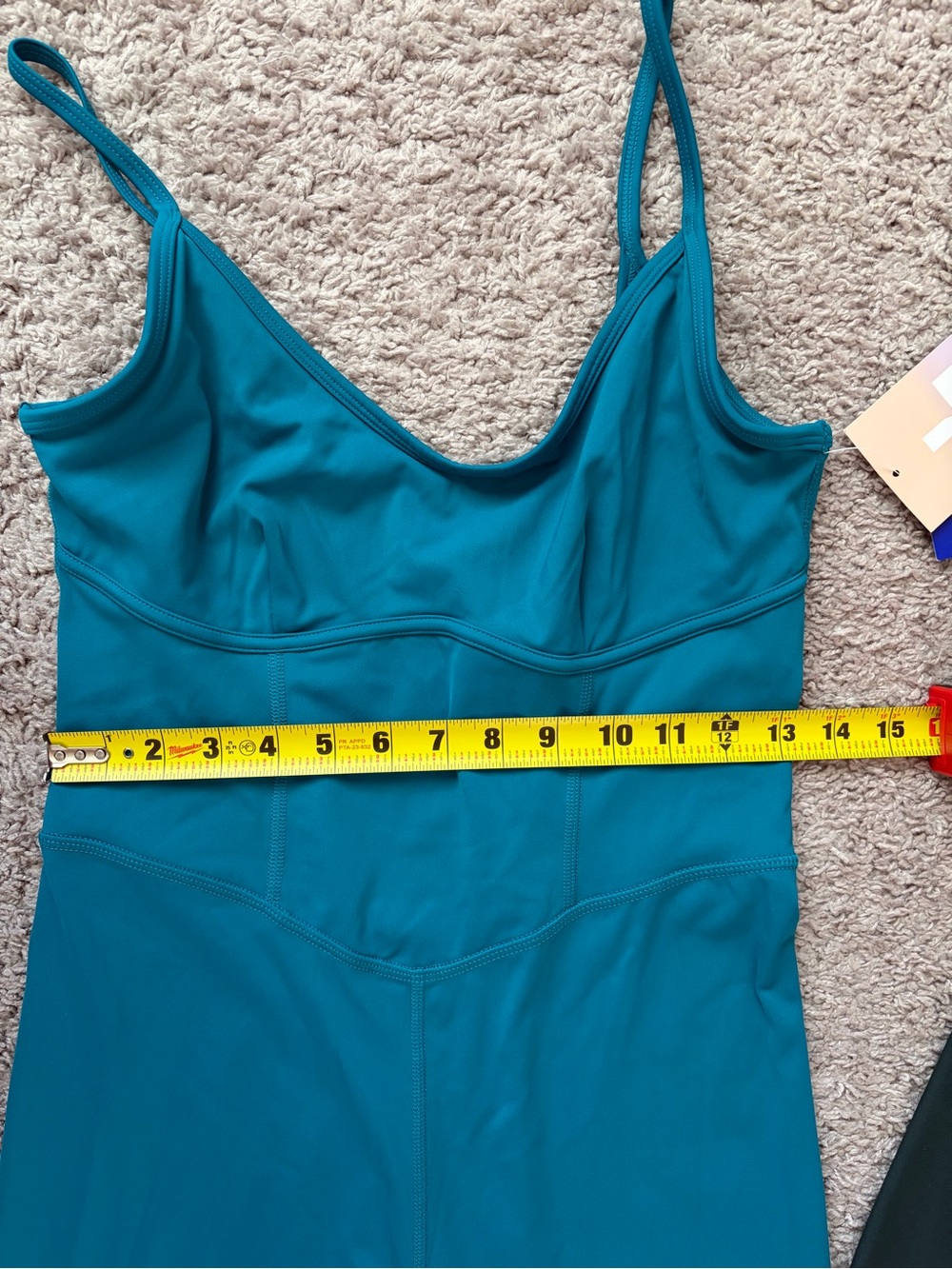 JoyLab Teal Active Tank Jumpsuit - Picture 8 of 11
